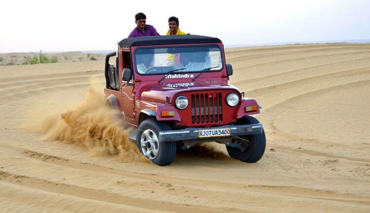 Jeep Safari in Khuri Jaisalmer